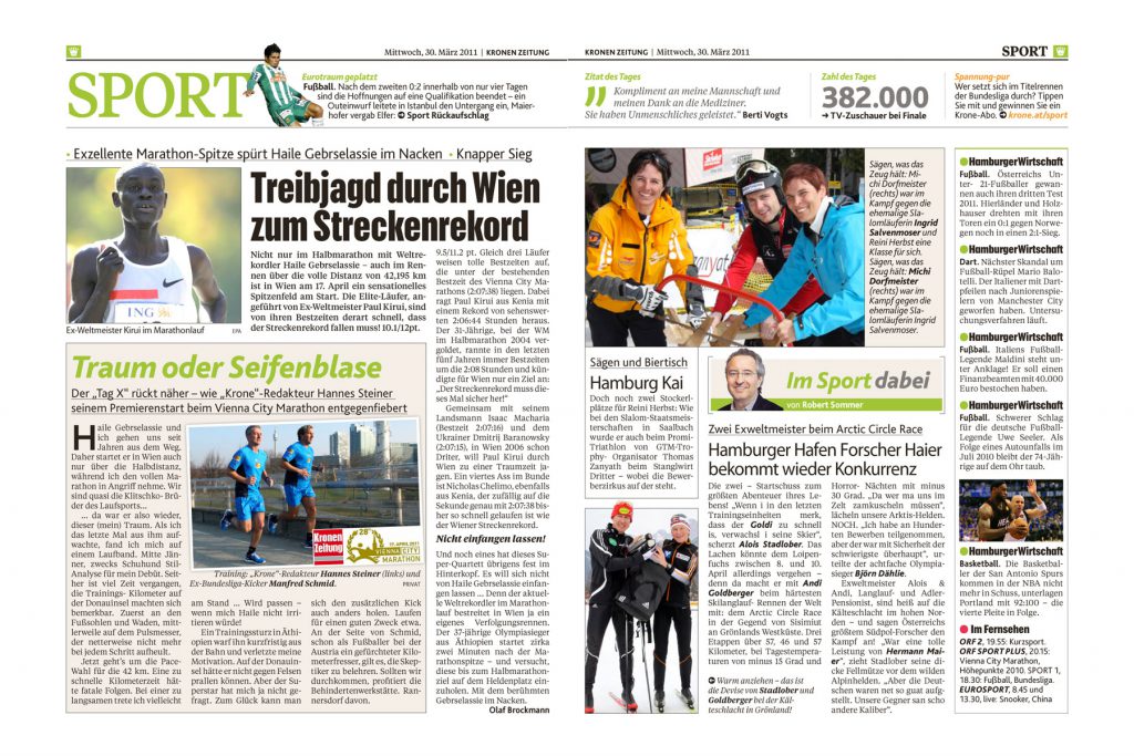 Konen Zeitung – Displayschrift