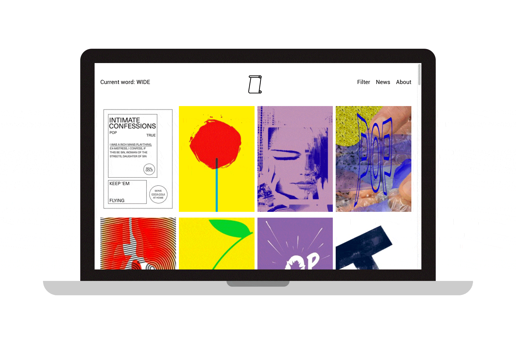 Blankposter – Archivseite [MacBook]